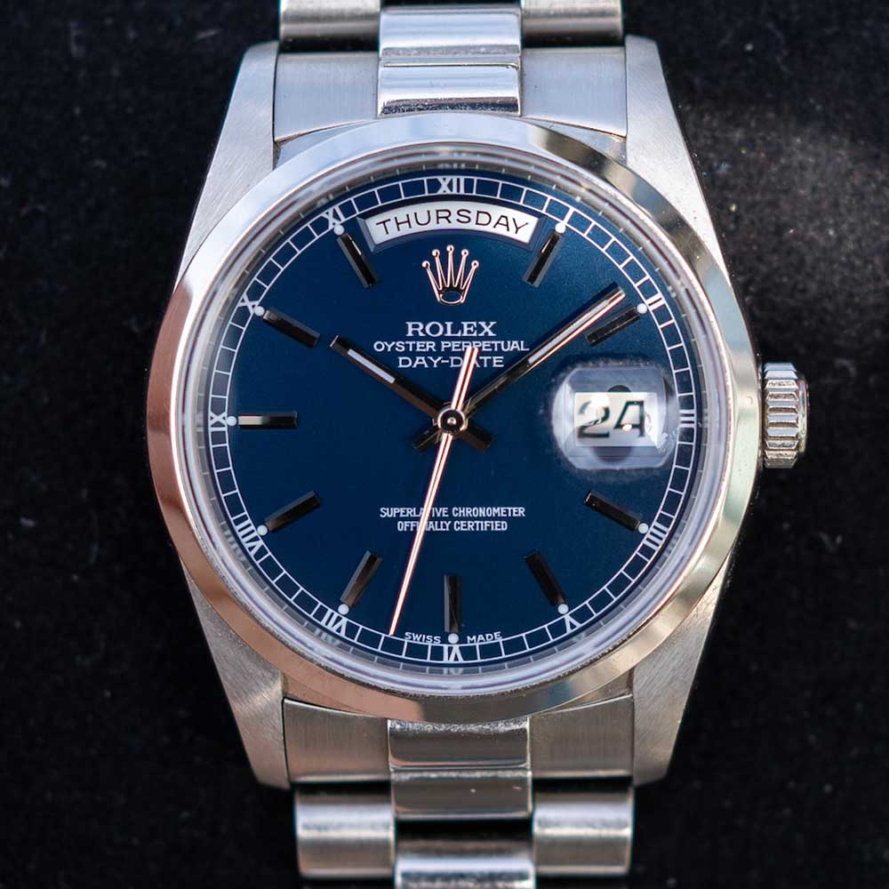 りとページ Rolex Day-Date 18206 – Stories of time