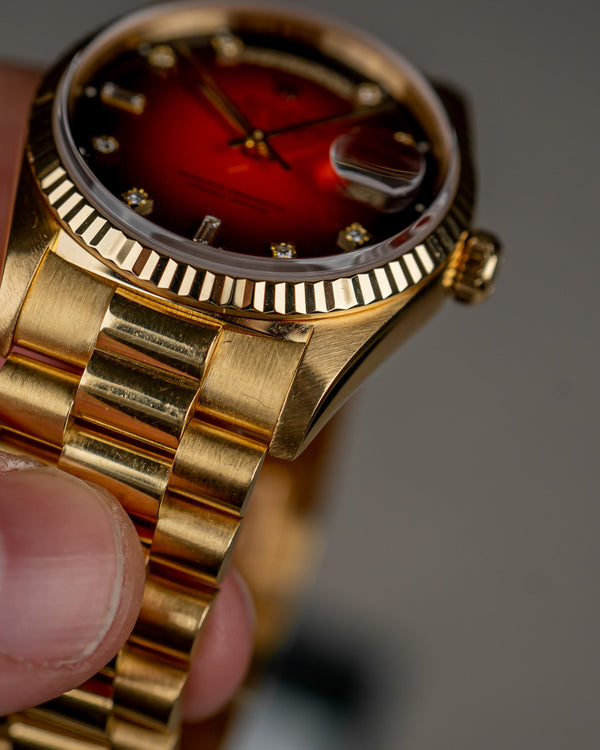 Day-Date 18238 - Red Vignette Diamond Dial