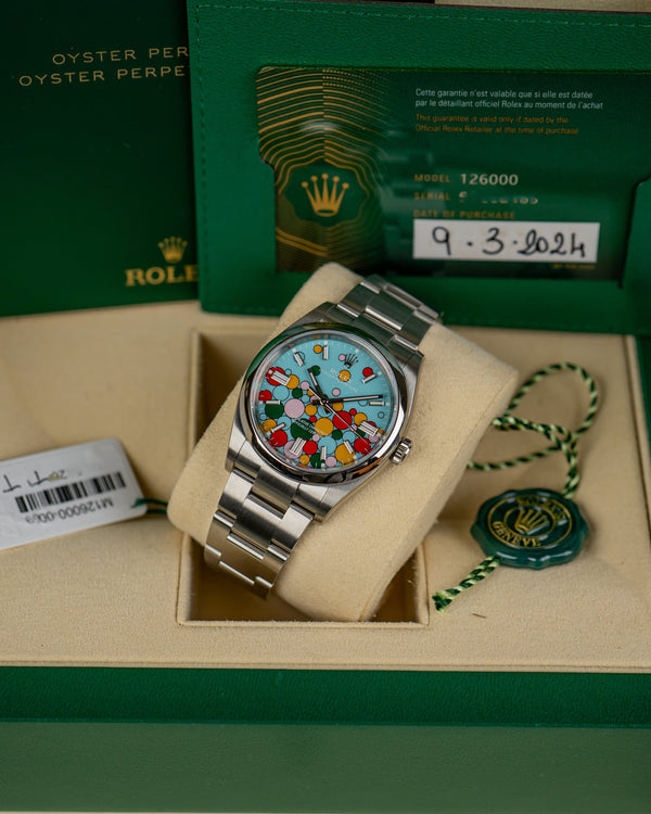 Oyster Perpetual 36 Celebration - NEW with stickers 2024