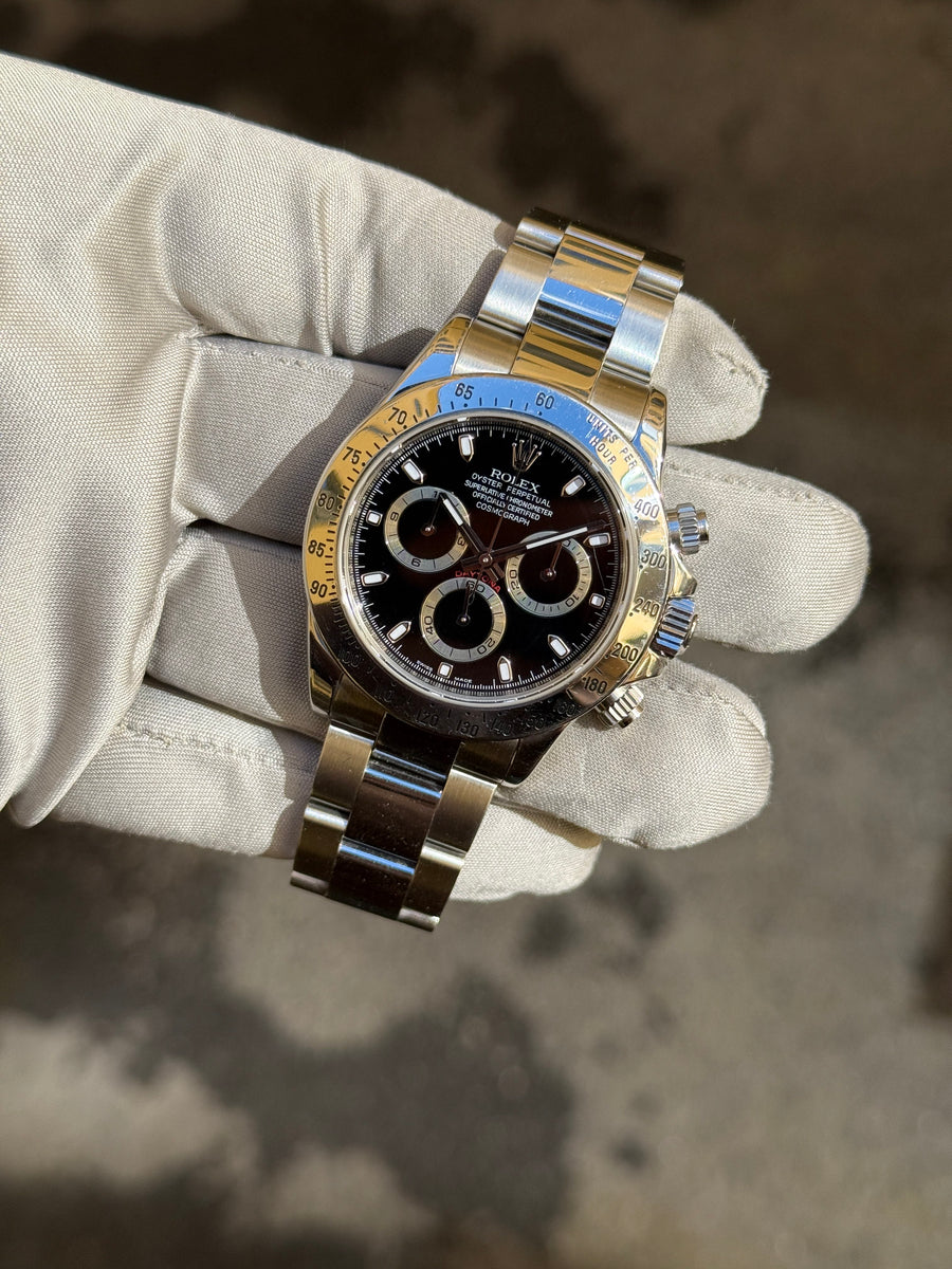Cosmograph Daytona 116520 - Black Dial - Papers Only - 2007