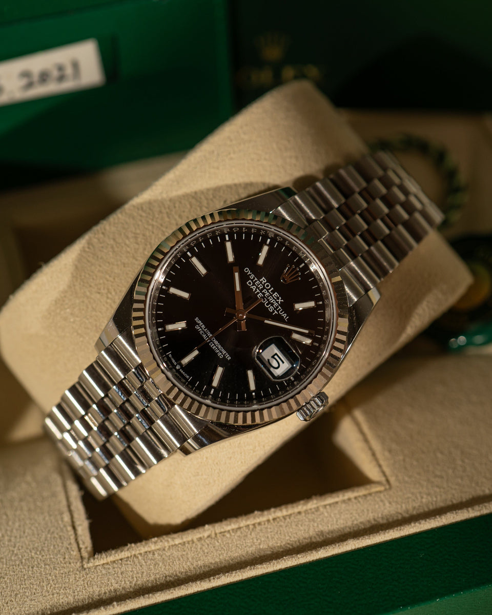 ベキオ 126234 Mint Green Index Jubilee Rolex Datejust 36mm Stainless