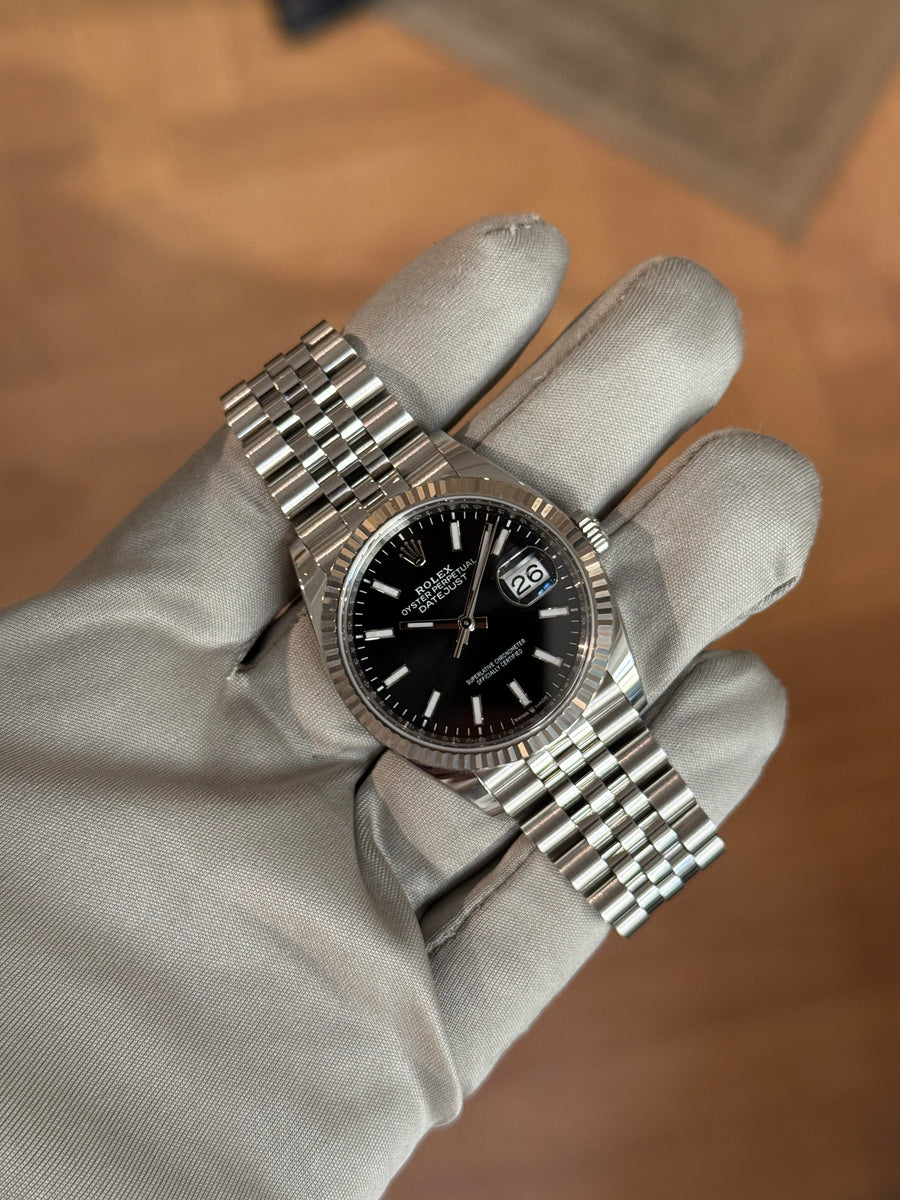 Datejust 36 126234 - Black Dial - Jubilee - Full Set - 2021