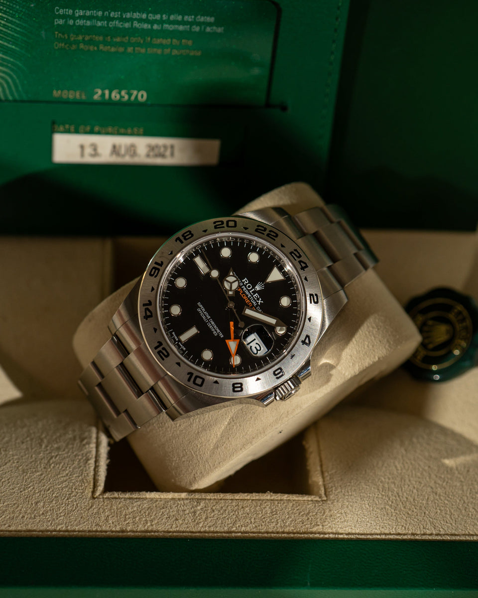 真未オーダーページ rolex-explorer-ii-216570-black