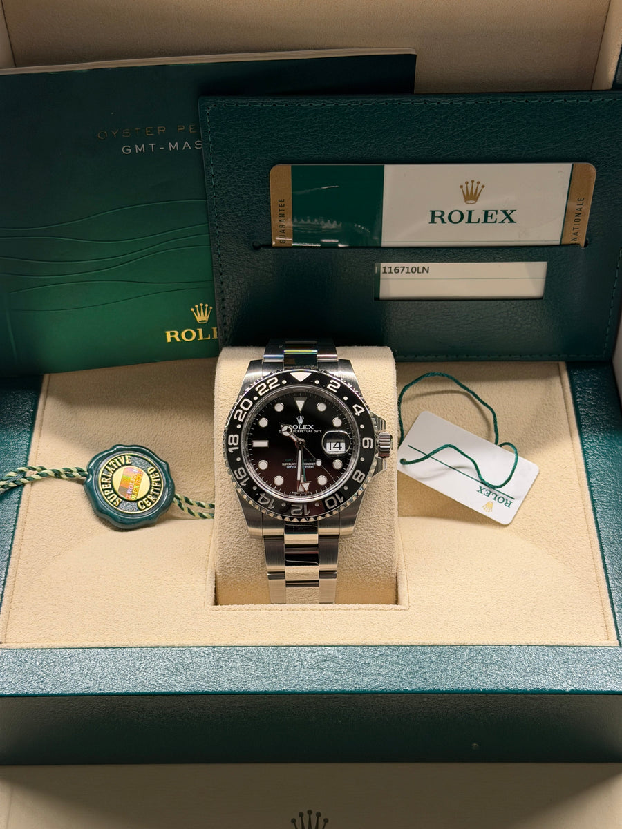 GMT-Master II 116710LN - Black Ceramic - Full Set (2018) – Stories