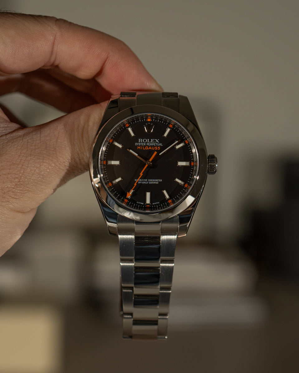 ミラネスト rolex-milgauss-116400-black-
