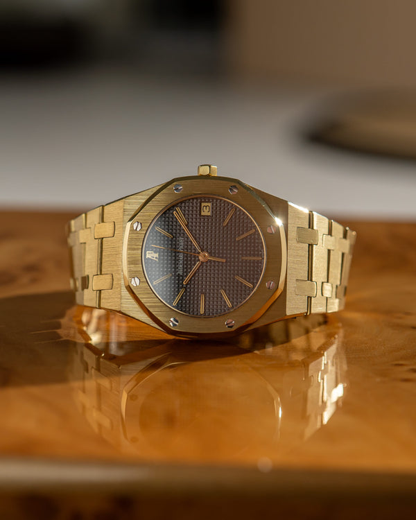 Royal Oak 56023BA - 36mm Yellow Gold - Grey Petite Tapisserie - Watch Only