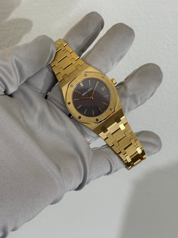 Royal Oak 56023BA - 36mm Yellow Gold - Grey Petite Tapisserie - Watch Only
