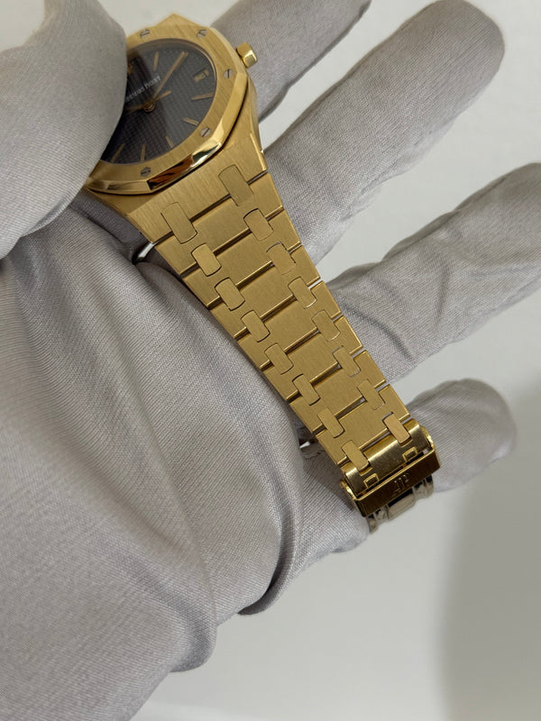 Royal Oak 56023BA - 36mm Yellow Gold - Grey Petite Tapisserie - Watch Only