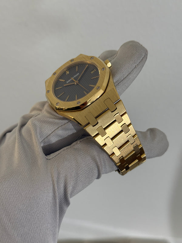 Royal Oak 56023BA - 36mm Yellow Gold - Grey Petite Tapisserie - Watch Only