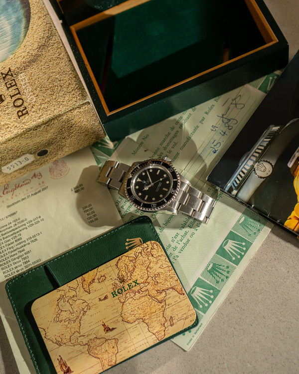 Rolex Submariner 5513 Bicchierini - Box & Papers 1989