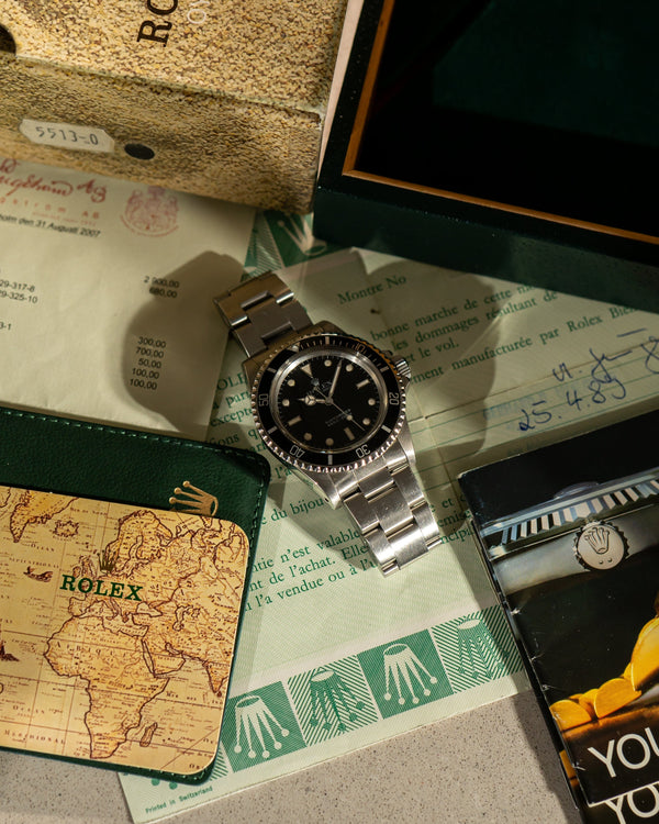 Rolex Submariner 5513 Bicchierini - Box & Papers 1989