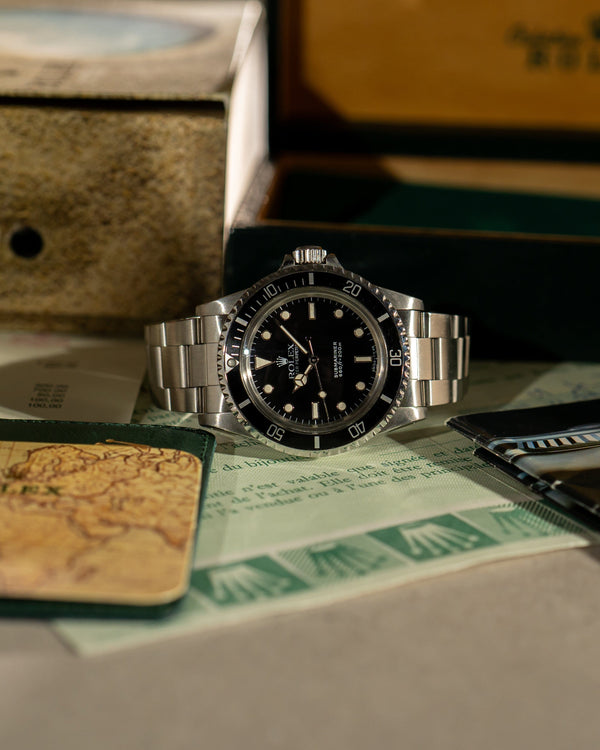 Rolex Submariner 5513 Bicchierini - Box & Papers 1989