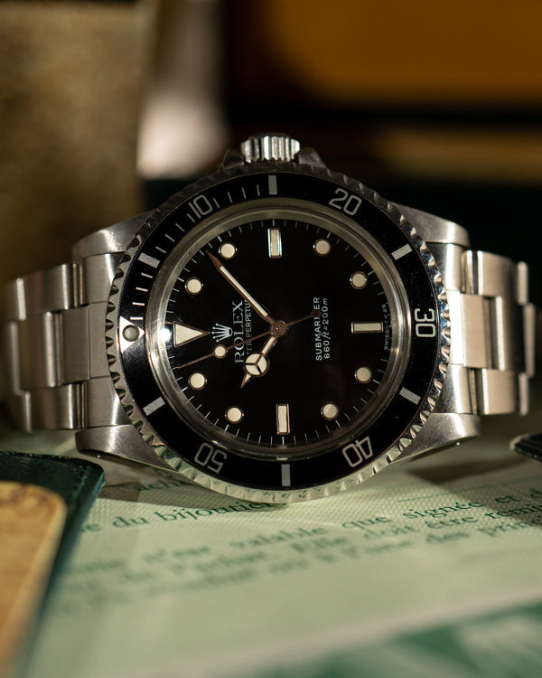 Rolex Submariner 5513 Bicchierini - Box & Papers 1989