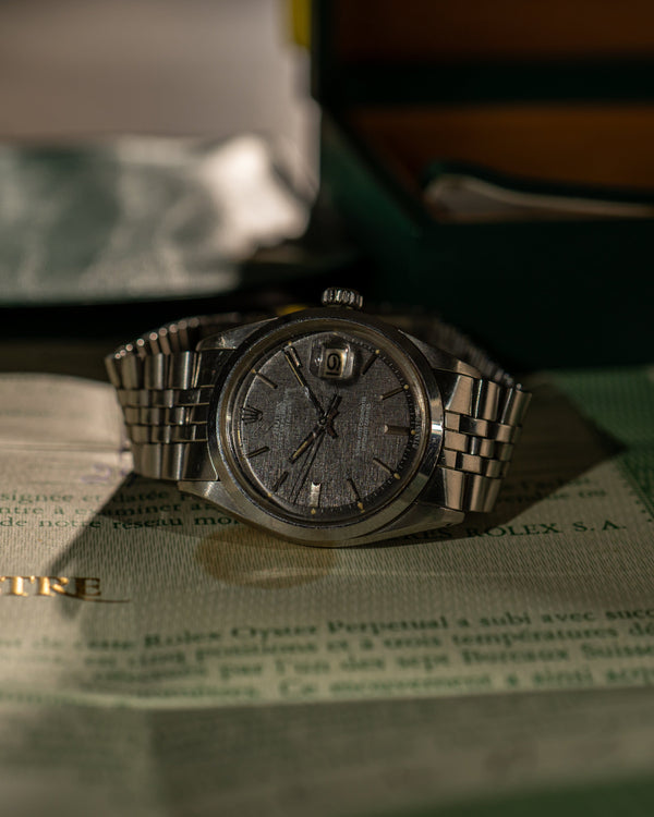 Rolex Datejust 1600 Sigma Linen Dial - Box & Papers 1974