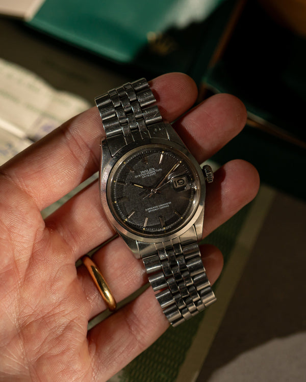 Rolex Datejust 1600 Sigma Linen Dial - Box & Papers 1974