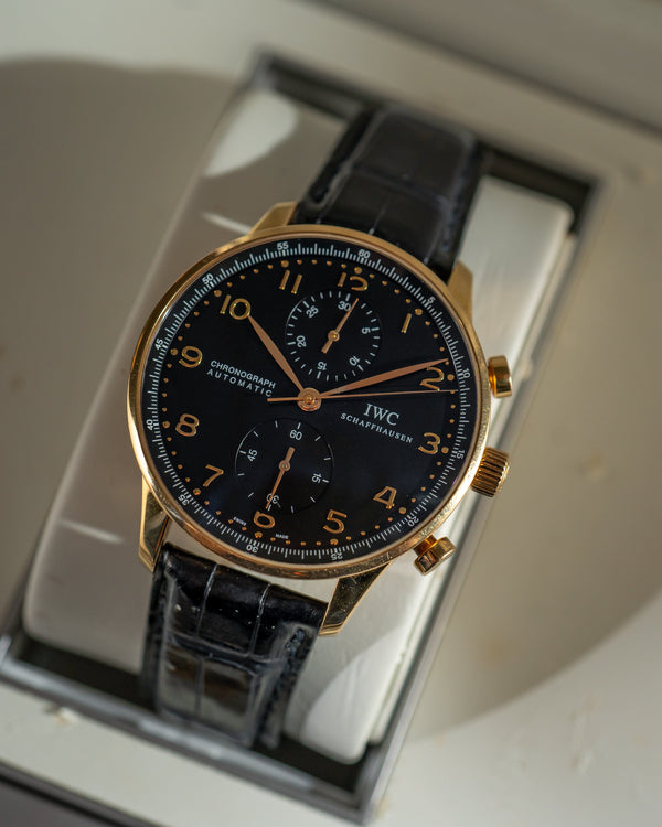 IWC Portugieser Chronograph 18k Rose gold - Box & papers 2008