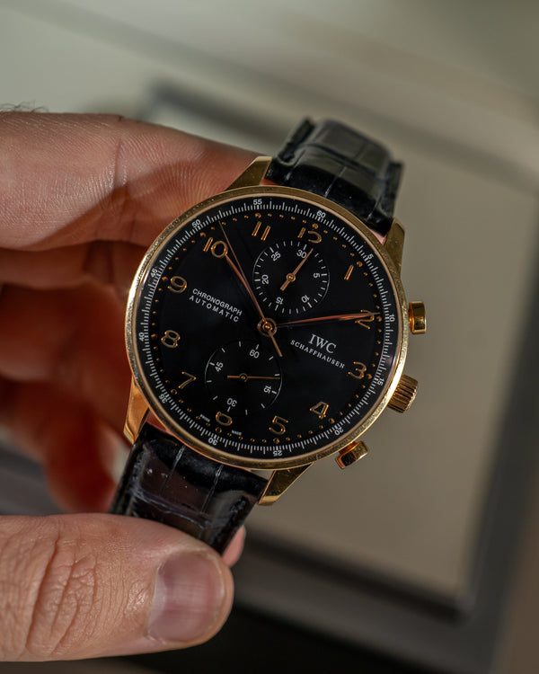 IWC Portugieser Chronograph 18k Rose gold - Box & papers 2008