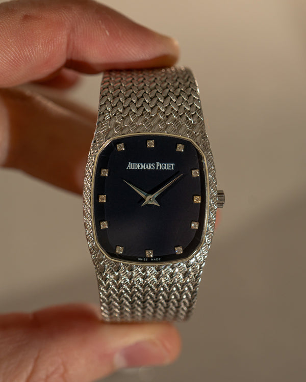 Bulgari 18k white gold ref. 4126 - Blue diamond dial