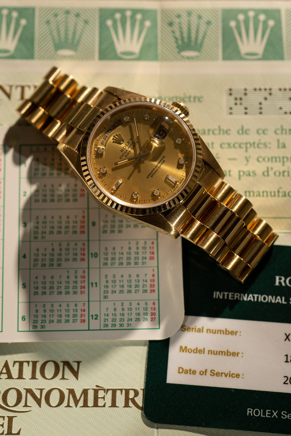 Rolex Day-Date 18238 - With papers 1991