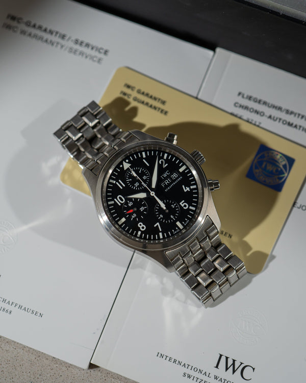 IWC Pilots Chronograph - Box & Papers 2010