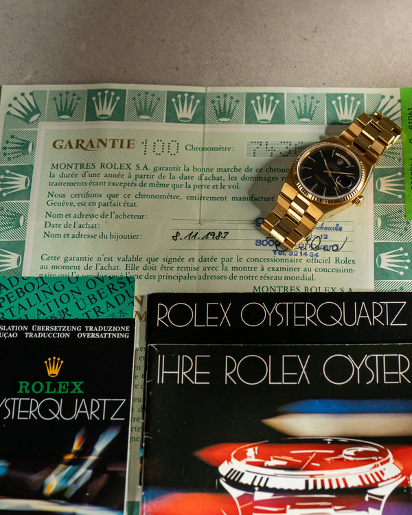 Rolex Oysterquartz Day-Date 19018 - With papers 1983