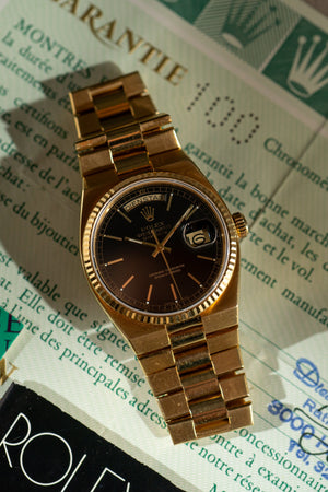 Rolex Oysterquartz Day-Date 19018 - With papers 1983