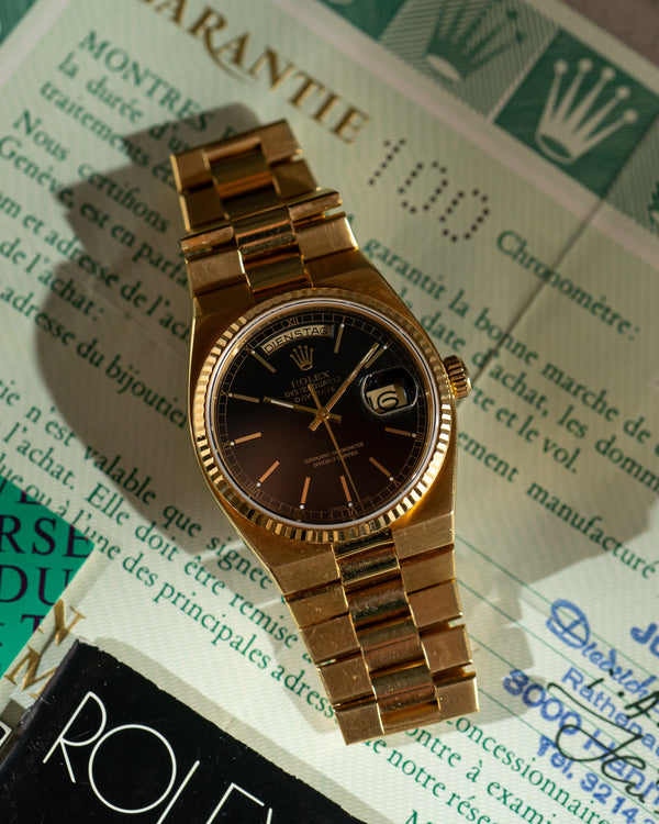 Rolex Oysterquartz Day-Date 19018 - With papers 1983