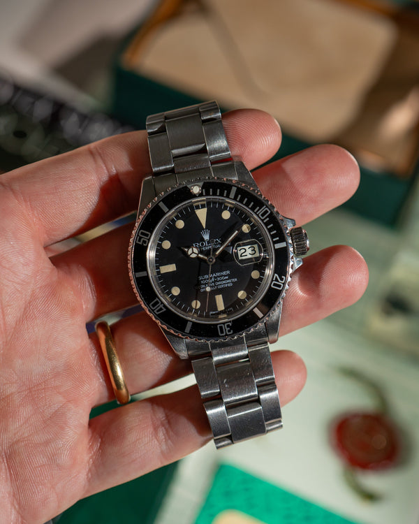 Rolex Submariner 16800 Matte - Full set 1984