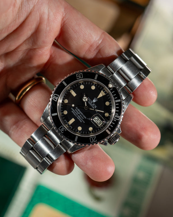 Rolex Submariner 16800 Matte - Full set 1984