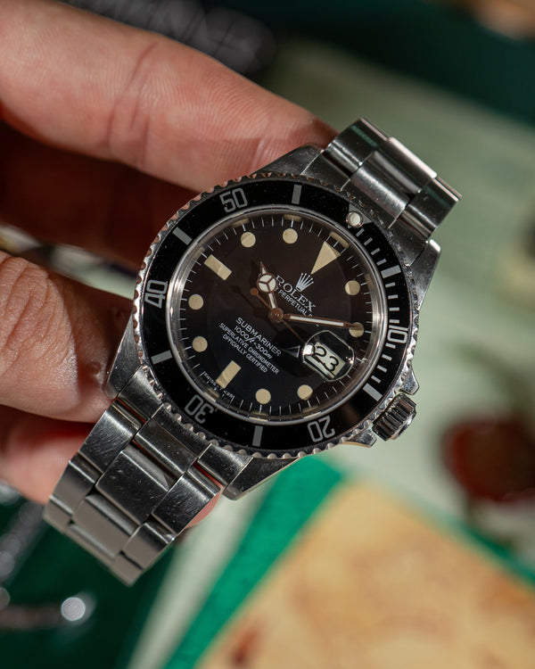 Rolex Submariner 16800 Matte - Full set 1984