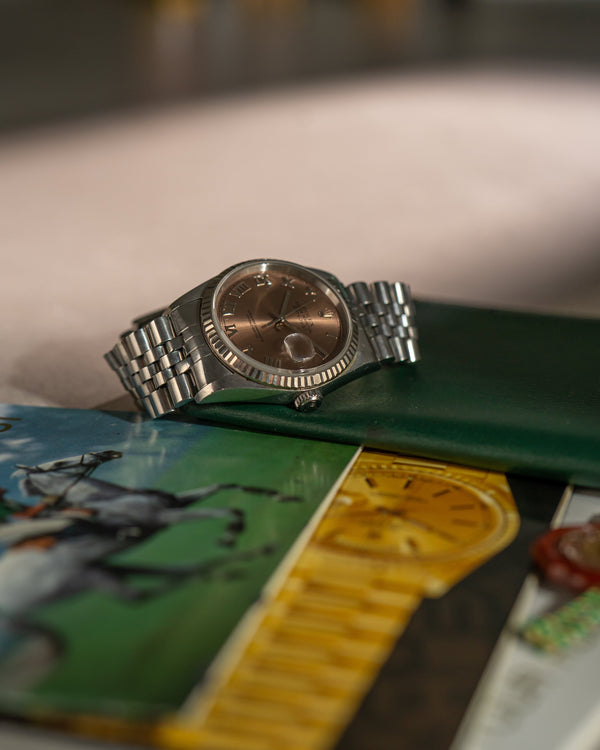 Rolex Datejust 16234 - Salmon Roman dial