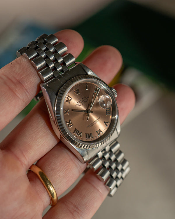 Rolex Datejust 16234 - Salmon Roman dial