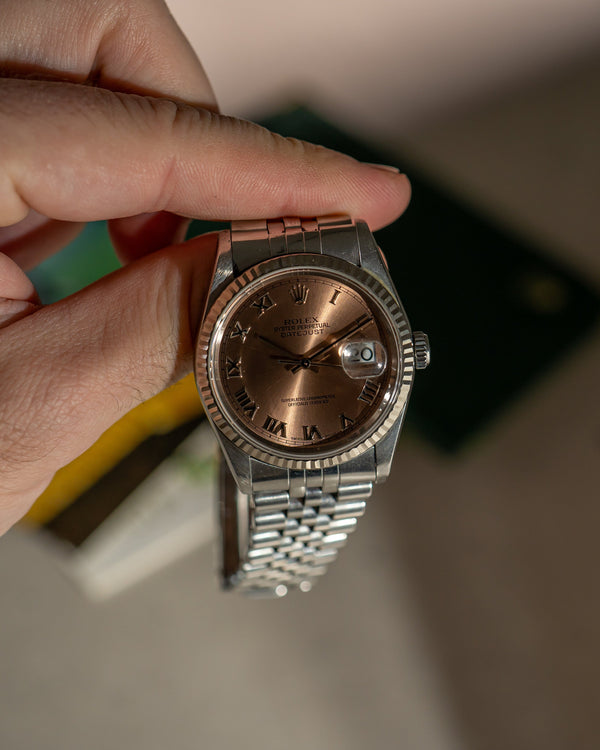 Rolex Datejust 16234 - Salmon Roman dial