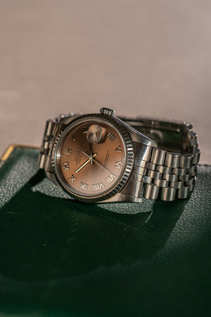 Rolex Datejust 16234 - Salmon Roman dial