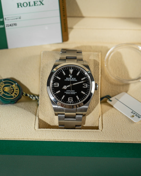 Rolex Explorer 39mm 214270 MK2 - Box & Papers 2018