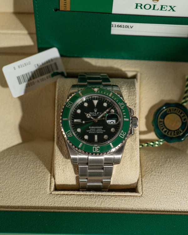 Rolex Submariner Hulk 116610LV - Box & Papers 2017