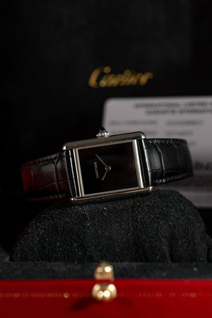 Cartier Cartier Tank Must Black Dial - Full Set 2022