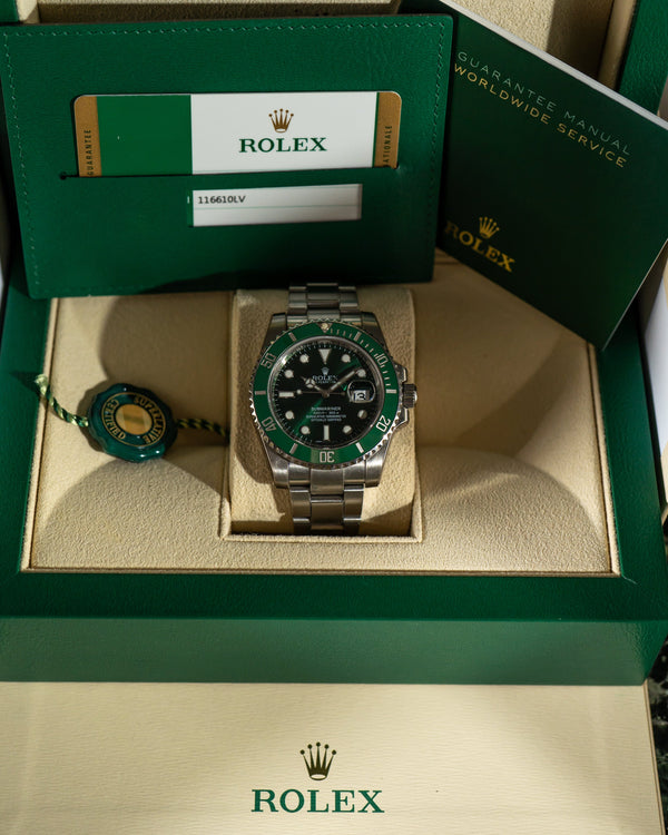 Rolex Submariner Hulk 116610LV - Box & Papers 2016