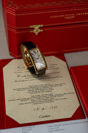 Cartier Tank Cintrée CPCP - Box & Papers - Limited Edition