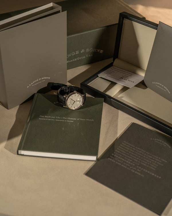 A. Lange & Söhne Saxonia 219.026 – White Gold – Full Set (2022)