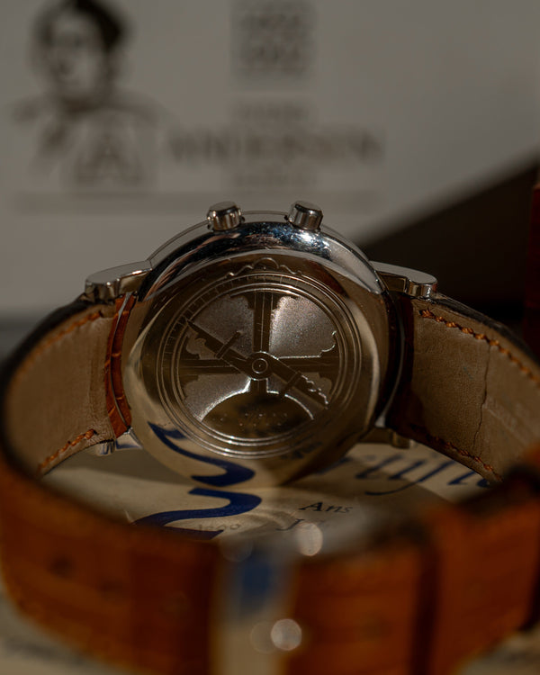 Andersen Geneve World Time “Christopher Columbus 500th Anniversary” – White Gold – Box & Papers