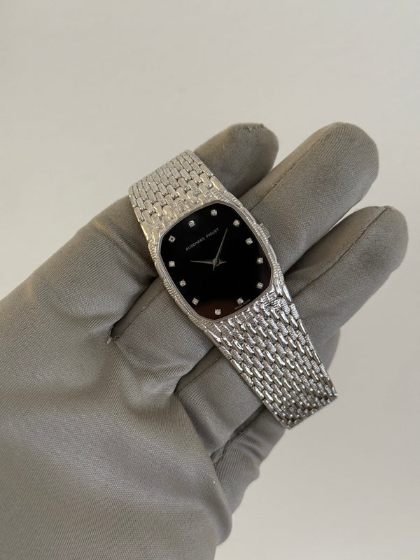 Audemars Piguet Watch Cobra - 18k White Gold - Black Diamond Dial - Watch Only (ca. 1980s)