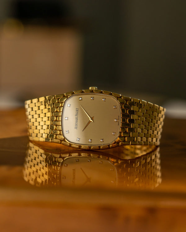 Audemars Piguet Watch Cobra Ladies - 18k Yellow Gold - Champagne Diamond Dial - Watch Only (1990s)