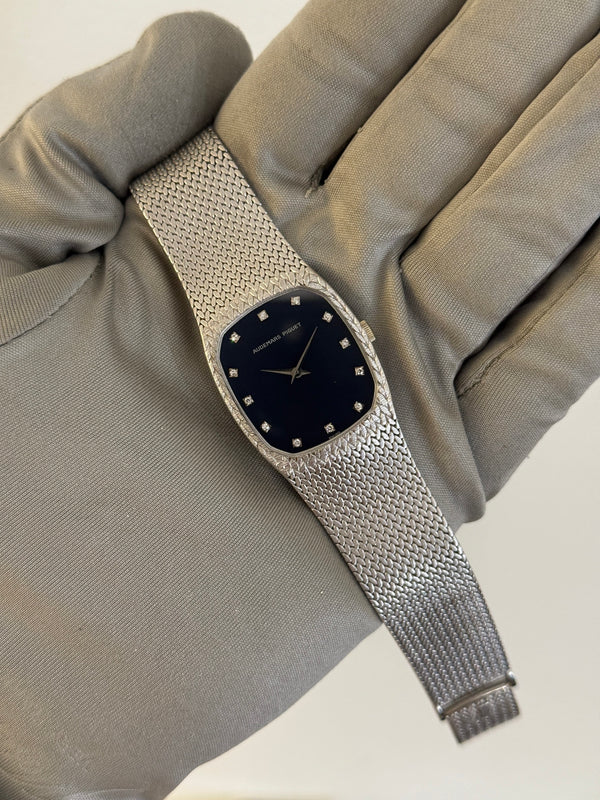Audemars Piguet Watch Cobra - White Gold Dark Blue Diamond Dial - Watch Only (1970s)