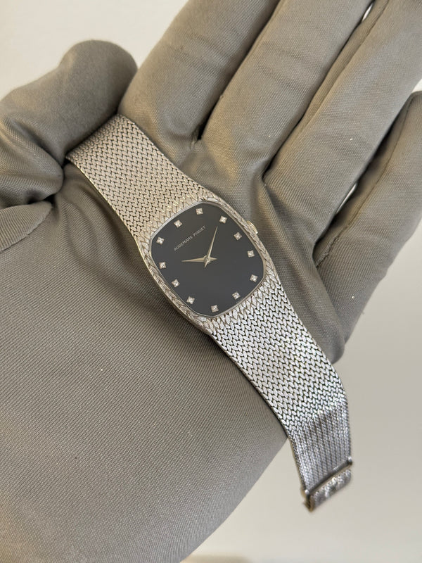 Audemars Piguet Watch Cobra - White Gold Dark Blue Diamond Dial - Watch Only (1970s)