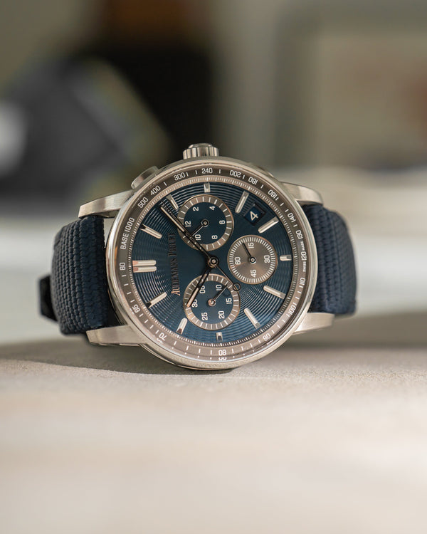 Audemars Piguet Code 11.59 Chronograph Blue 26393ST.OO.A009KB.01 - Full Set (2023)