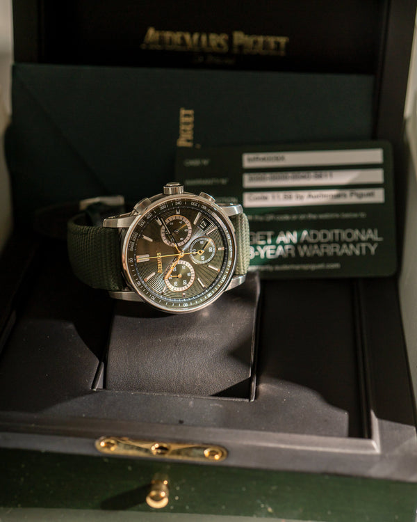 Audemars Piguet Code 11.59 Chronograph - Green Dial - Full Set (2024)