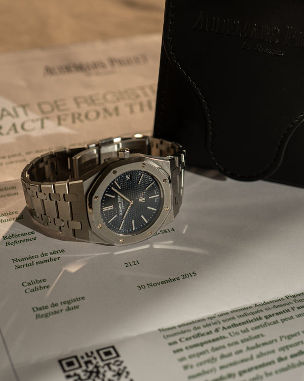 Audemars Piguet Royal Oak 15202ST – Extract & Service Box (2015)