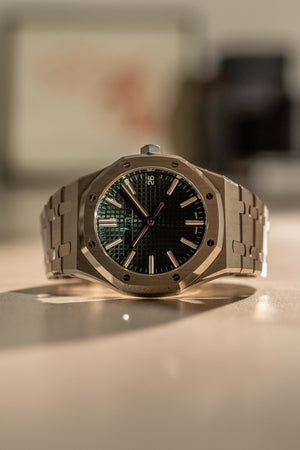 Audemars Piguet Royal Oak 41mm 15510ST.OO.1320ST.09 Green Dial 2023