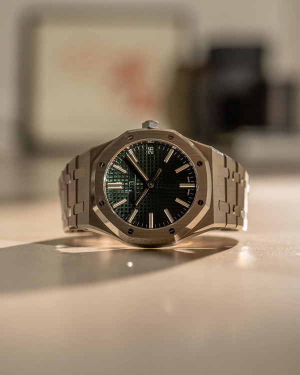 Audemars Piguet Royal Oak 41mm 15510ST.OO.1320ST.09 Green Dial 2023